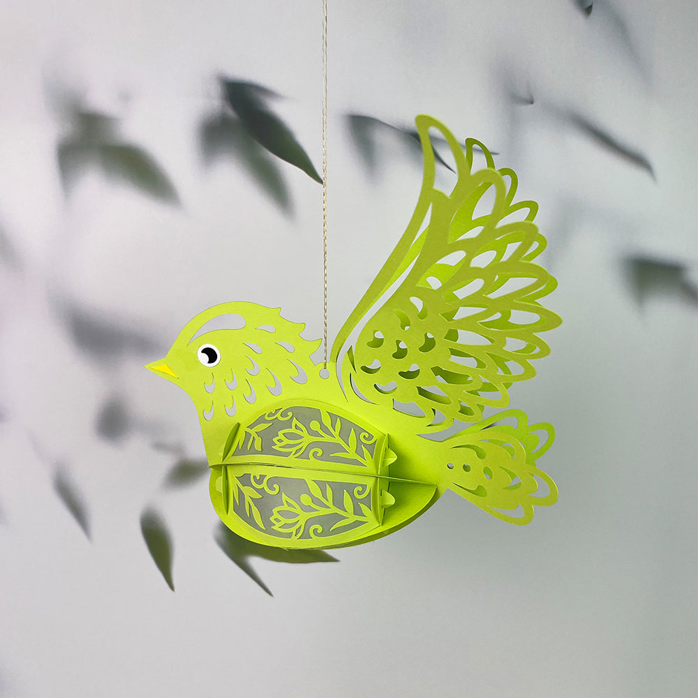 Bird – 3D Lantern SVG File for Cricut & Silhouette