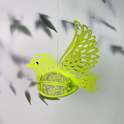 Bird – 3D Lantern SVG File for Cricut & Silhouette
