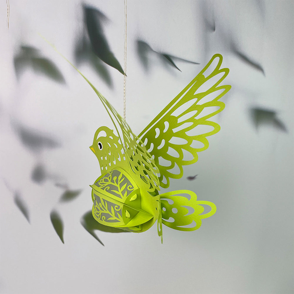 Bird – 3D Lantern SVG File for Cricut & Silhouette