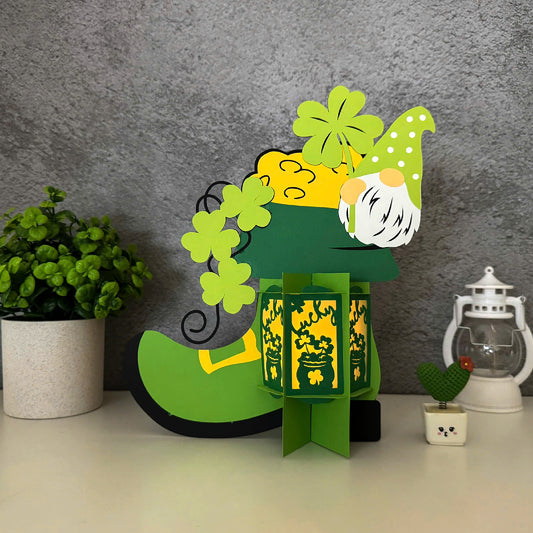 Boot - 3D Lantern St. Patrick's Day Lantern File - Cricut File - VEKTOR KRAFT