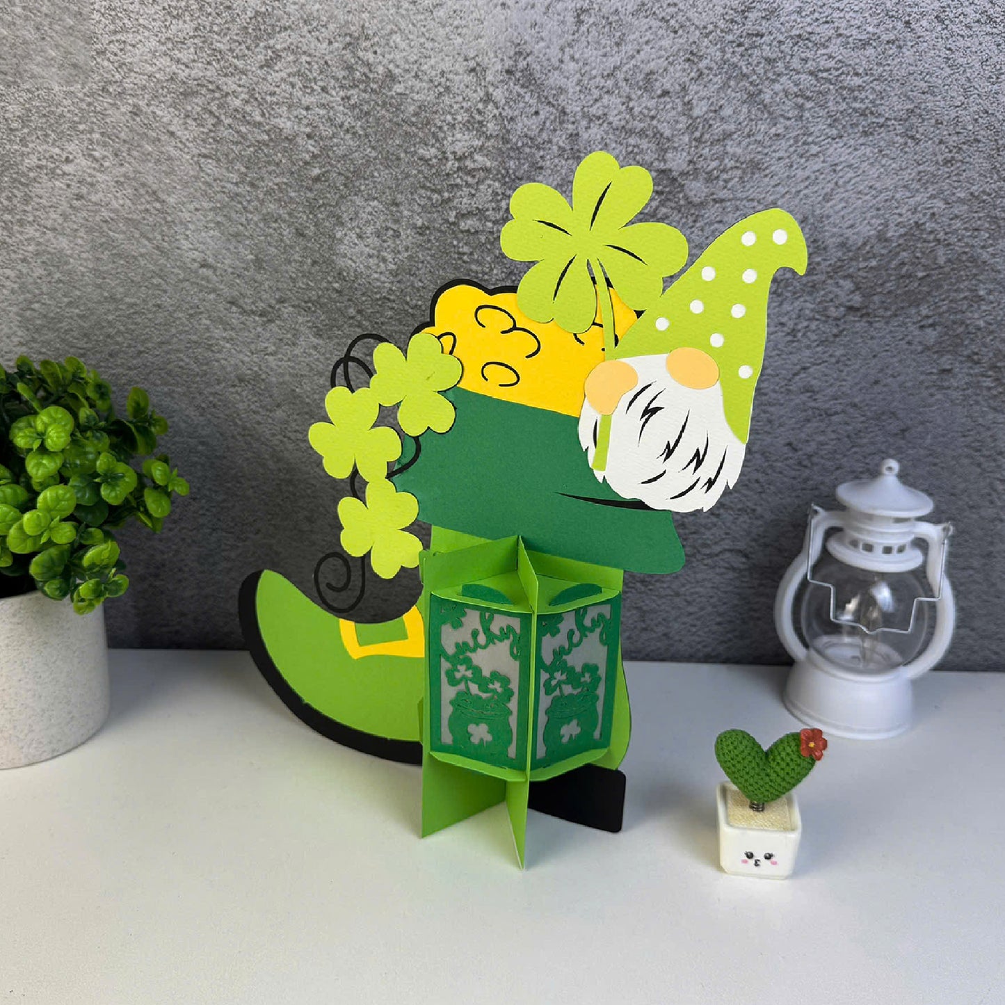 Boot – 3D Lantern SVG File for Cricut & Silhouette