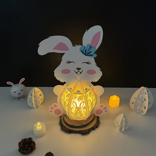 Easter - 3D Bunny 2 Lantern File - Cricut File  - VEKTOR KRAFT