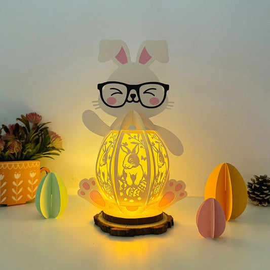 Bunny Easter - 3D Easter Lantern File - Cricut File - VEKTOR KRAFT