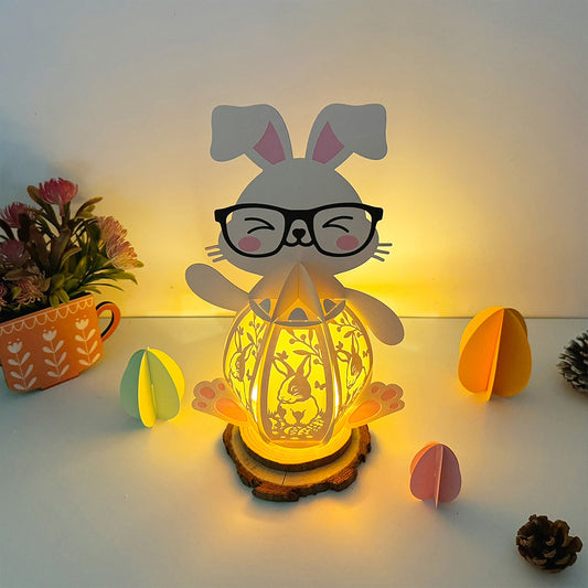 Bunny Easter - 3D Easter Lantern File - Cricut File - VEKTOR KRAFT