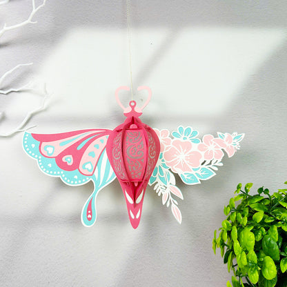 Butterfly Flower 2 – 3D Lantern SVG File for Cricut & Silhouette