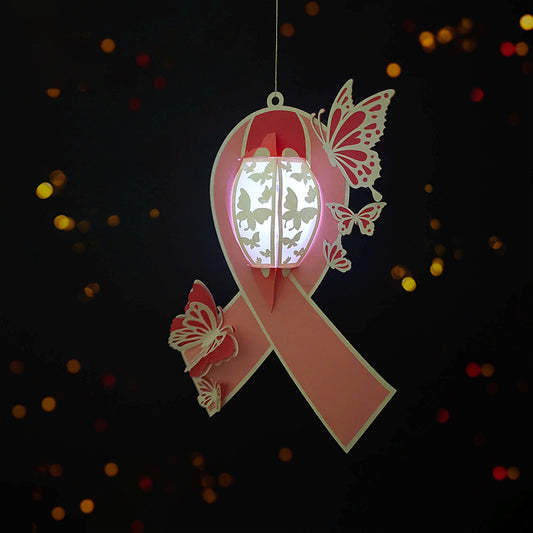 Cancer - 3D Paper Cut Lantern File  - Cricut File  - VEKTOR KRAFT