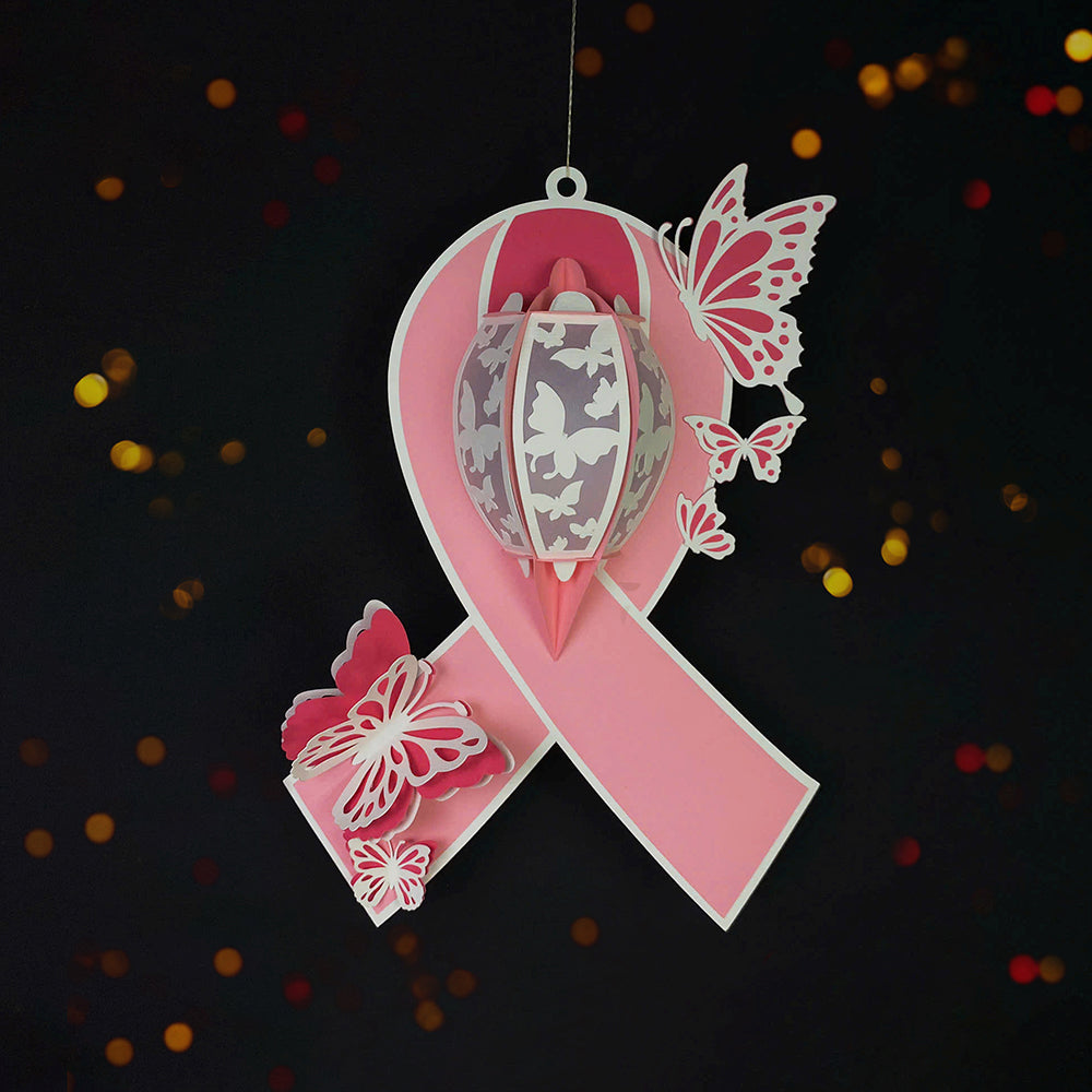 Cancer – 3D Lantern SVG File for Cricut & Silhouette