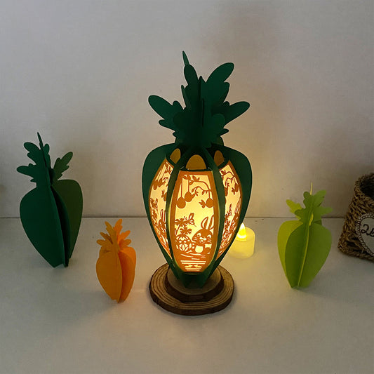 Easter - 3D Carrot Easter Lantern File - Cricut File - VEKTOR KRAFT
