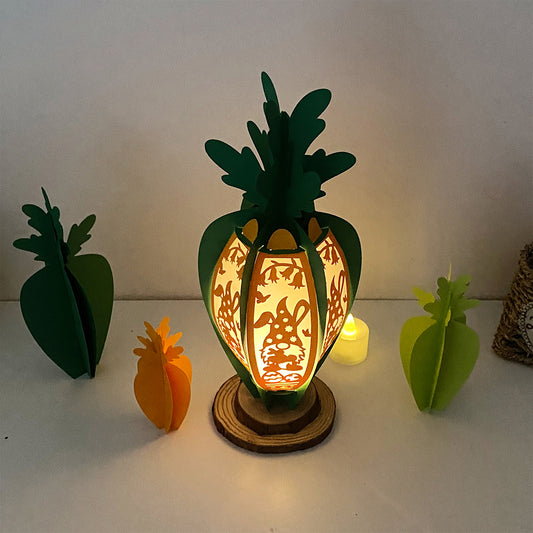 Easter 2 - 3D Carrot Easter Lantern File - Cricut File - VEKTOR KRAFT
