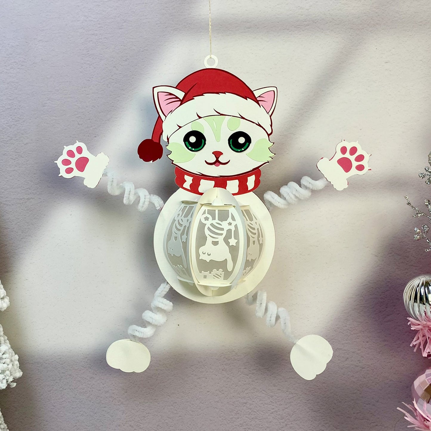 Cat – 3D Lantern SVG File for Cricut & Silhouette