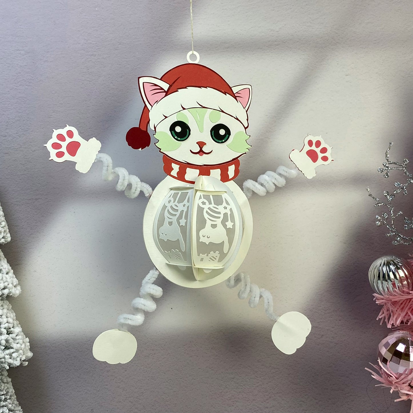 Cat – 3D Lantern SVG File for Cricut & Silhouette