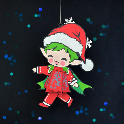 Christmas Elf – 3D Lantern SVG File for Cricut & Silhouette
