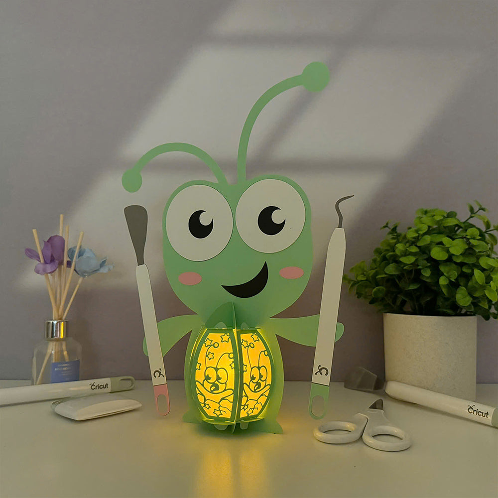 Cricut Cutie - 3D Paper Cut Lantern File 3  - Cricut File  - VEKTOR KRAFT