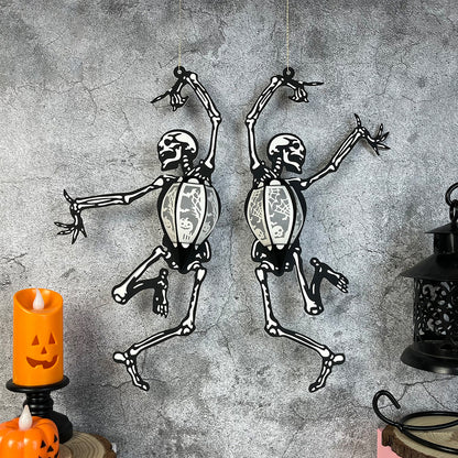Dance Skelingtons - 3D Halloween Paper Cut Lantern File  - Cricut File  - VEKTOR KRAFT
