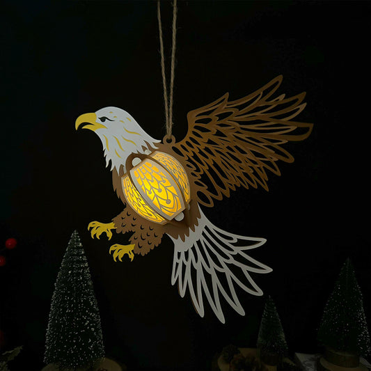 Eagle - 3D Animal Paper Cut Lantern File  - Cricut File  - VEKTOR KRAFT
