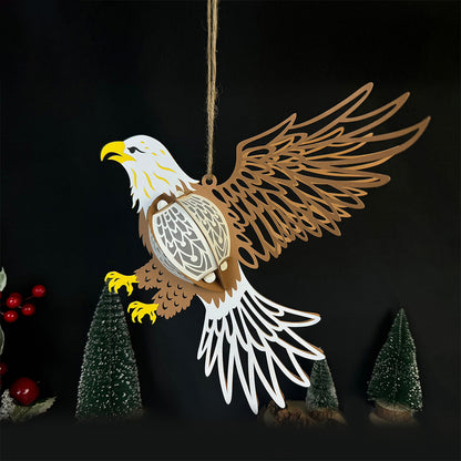 Eagle - 3D Animal Paper Cut Lantern File  - Cricut File  - VEKTOR KRAFT