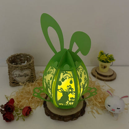 Bunny Easter - 3D Easter Egg Paper Lantern File  - Cricut File  - VEKTOR KRAFT