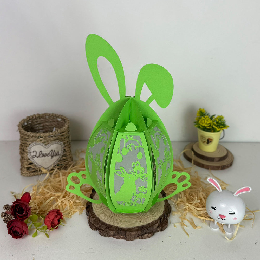 Bunny Easter - 3D Easter Egg Paper Lantern File  - Cricut File  - VEKTOR KRAFT