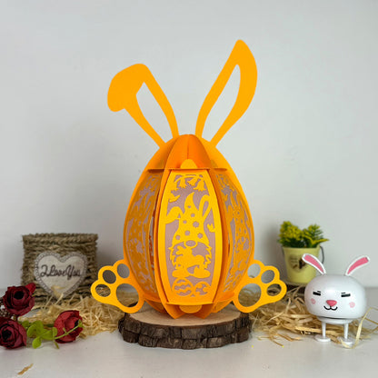 Gnome Easter - 3D Easter Egg Paper Lantern File  - Cricut File  - VEKTOR KRAFT