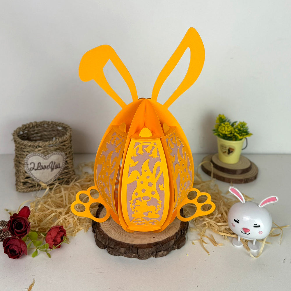 Gnome Easter - 3D Easter Egg Paper Lantern File  - Cricut File  - VEKTOR KRAFT