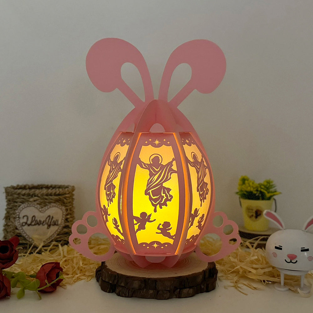Egg Jesus - 3D Easter Egg Paper Lantern File  - Cricut File  - VEKTOR KRAFT