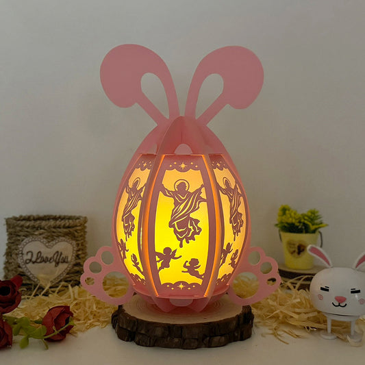 Egg Jesus - 3D Easter Egg Paper Lantern File  - Cricut File  - VEKTOR KRAFT