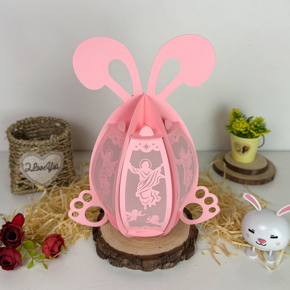 Egg Jesus - 3D Easter Egg Paper Lantern File  - Cricut File  - VEKTOR KRAFT