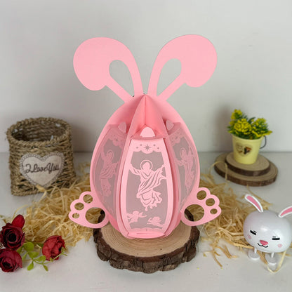 Egg Jesus - 3D Easter Egg Paper Lantern File  - Cricut File  - VEKTOR KRAFT