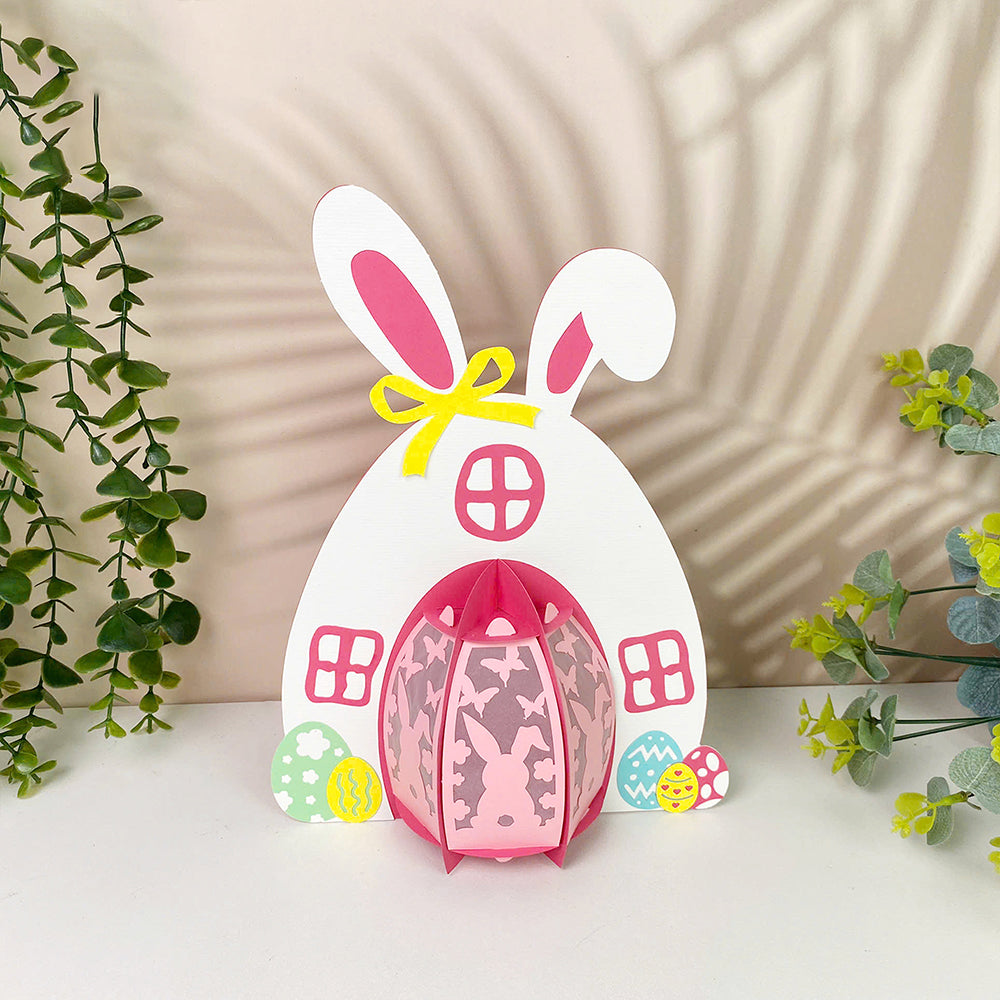 Easter House - 3D Easter Paper Lantern File  - Cricut File  - VEKTOR KRAFT