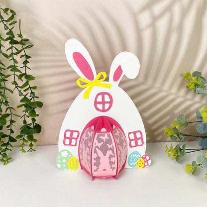 Easter House - 3D Easter Paper Lantern File  - Cricut File  - VEKTOR KRAFT