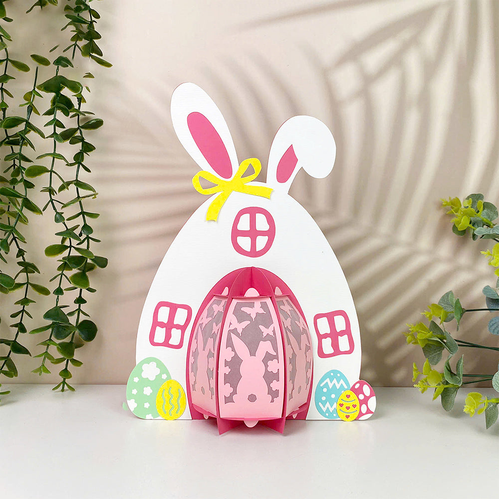 Easter House - 3D Easter Paper Lantern File  - Cricut File  - VEKTOR KRAFT