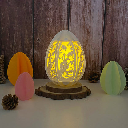 Easter 1 - 3D Egg Small Paper Lantern File  - Cricut File  - VEKTOR KRAFT