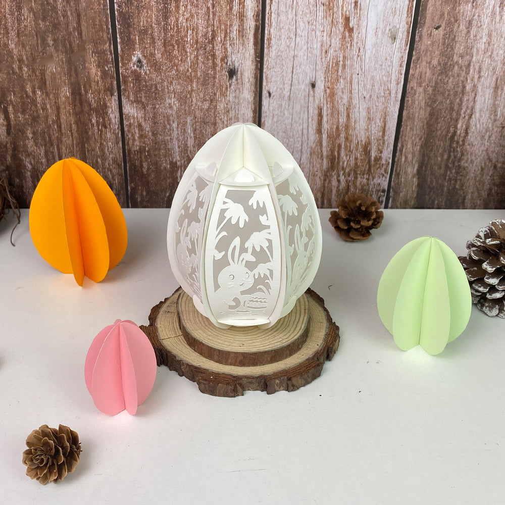 Easter 1 - 3D Egg Small Paper Lantern File  - Cricut File  - VEKTOR KRAFT