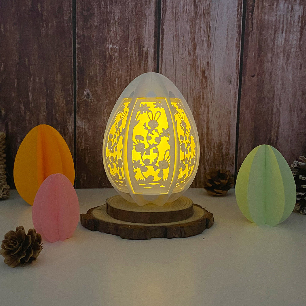 Easter 2 - 3D Egg Small Paper Lantern File  - Cricut File  - VEKTOR KRAFT
