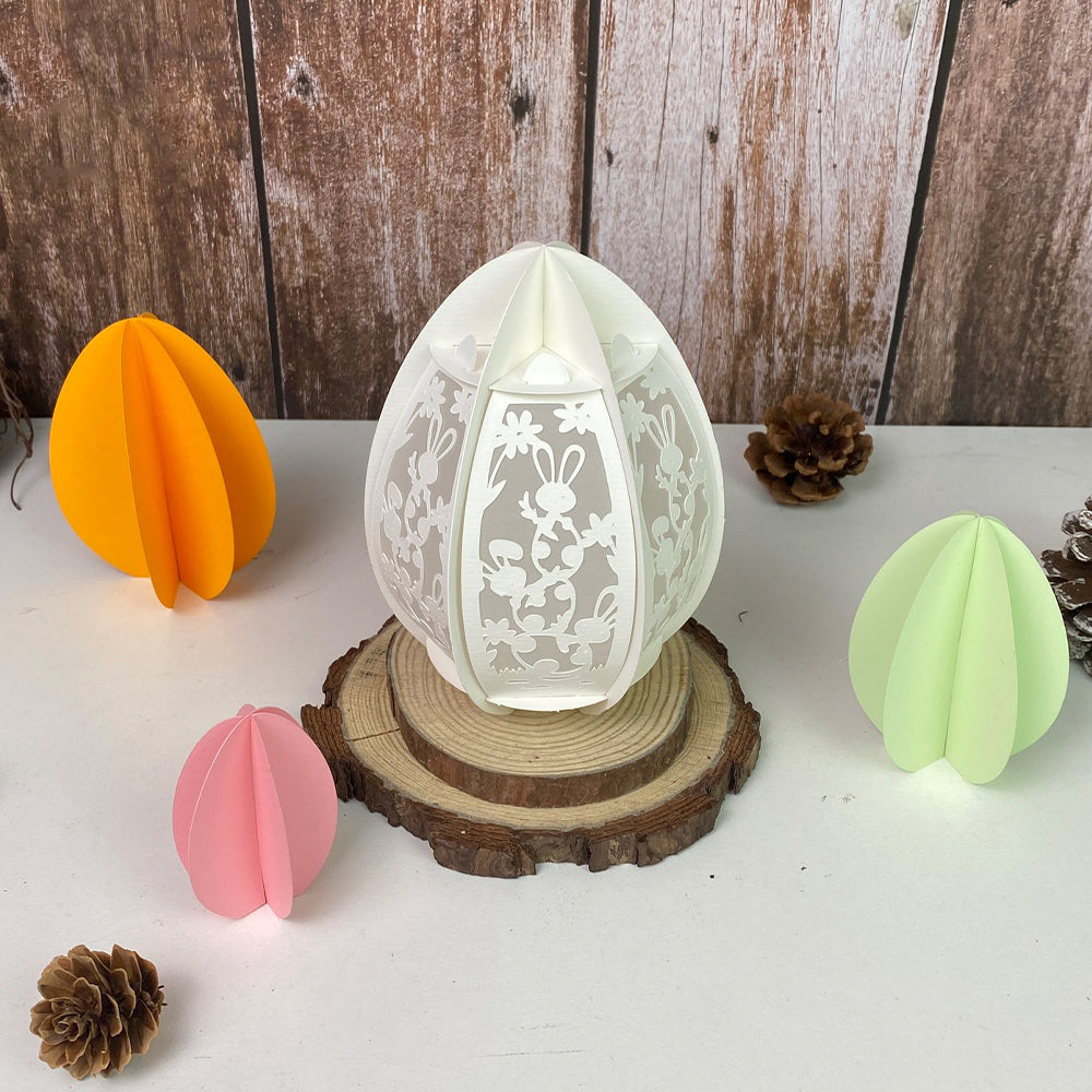 Easter 2 - 3D Egg Small Paper Lantern File  - Cricut File  - VEKTOR KRAFT
