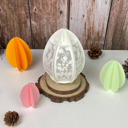 Easter 2 - 3D Egg Small Paper Lantern File  - Cricut File  - VEKTOR KRAFT