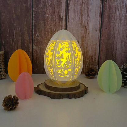 Easter 3 - 3D Egg Small Paper Lantern File  - Cricut File  - VEKTOR KRAFT