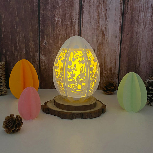 Easter 3 - 3D Egg Small Paper Lantern File  - Cricut File  - VEKTOR KRAFT