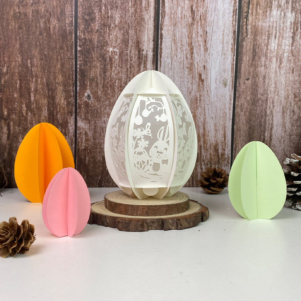Easter 3 - 3D Egg Small Paper Lantern File  - Cricut File  - VEKTOR KRAFT