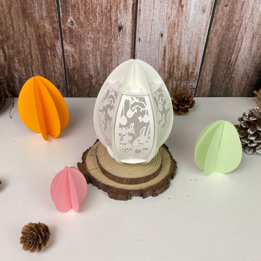 Easter 3 - 3D Egg Small Paper Lantern File  - Cricut File  - VEKTOR KRAFT