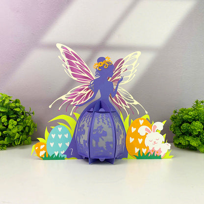 Fairy Easter 2 - 3D Easter Paper Lantern File  - Cricut File  - VEKTOR KRAFT