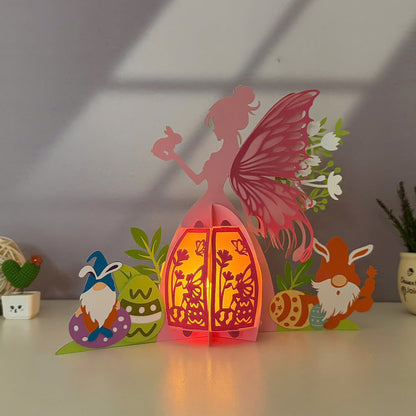 Fairy Easter - 3D Easter Paper Lantern File  - Cricut File  - VEKTOR KRAFT