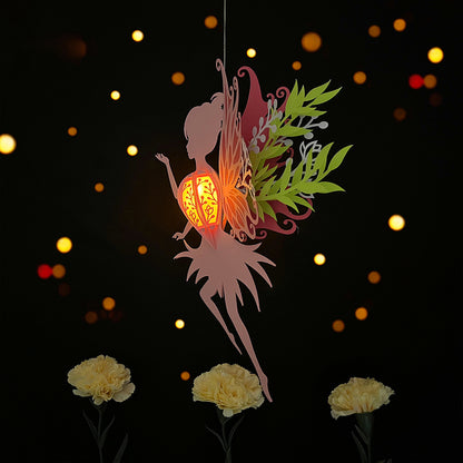 Fairy - 3D Fairy Paper Cut Lantern File  - Cricut File  - VEKTOR KRAFT