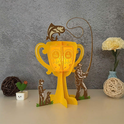 Father's Day 2 - 3D Father Paper Lantern File  - Cricut File  - VEKTOR KRAFT