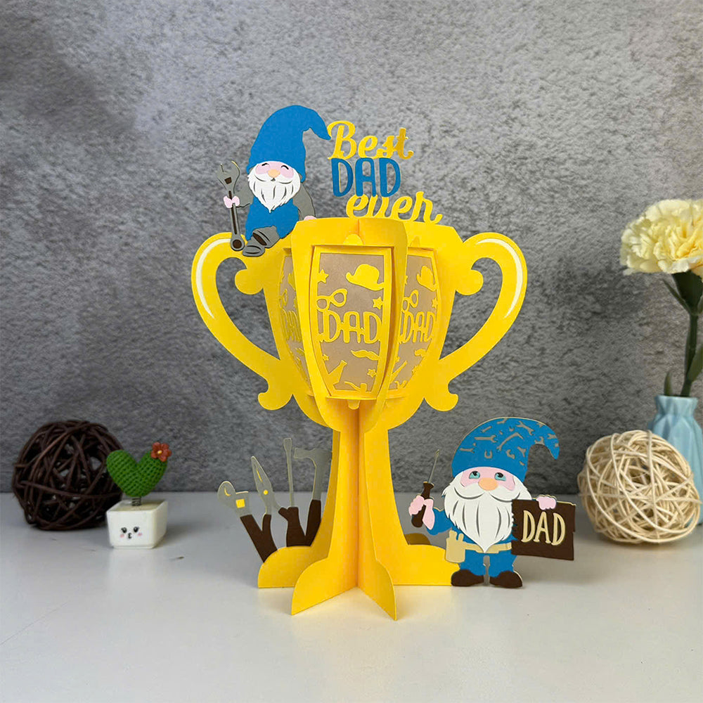 Father's Day 3 - 3D Father Paper Lantern File  - Cricut File  - VEKTOR KRAFT