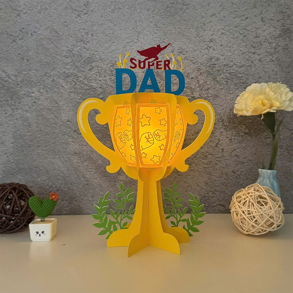Father's Day - 3D Father Paper Lantern File  - Cricut File  - VEKTOR KRAFT
