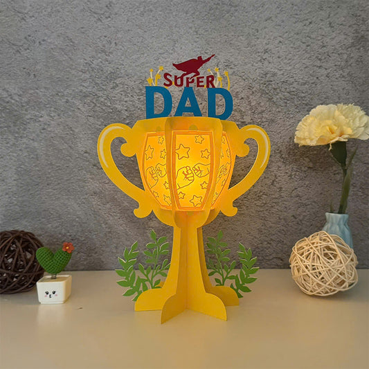 Father's Day - 3D Father Paper Lantern File  - Cricut File  - VEKTOR KRAFT