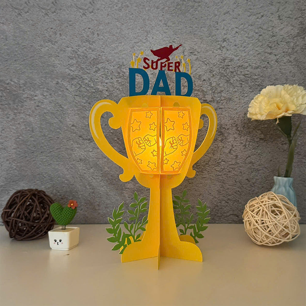 Father's Day - 3D Father Paper Lantern File  - Cricut File  - VEKTOR KRAFT