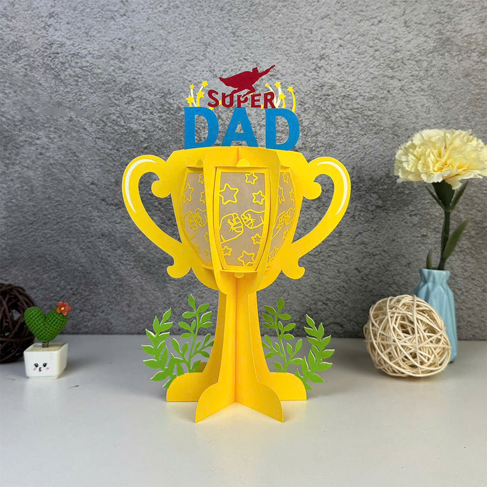 Father's Day - 3D Father Paper Lantern File  - Cricut File  - VEKTOR KRAFT