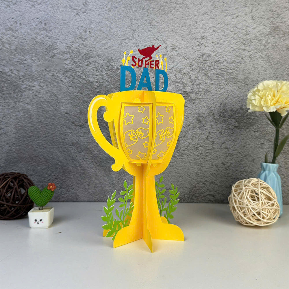Father's Day - 3D Father Paper Lantern File  - Cricut File  - VEKTOR KRAFT